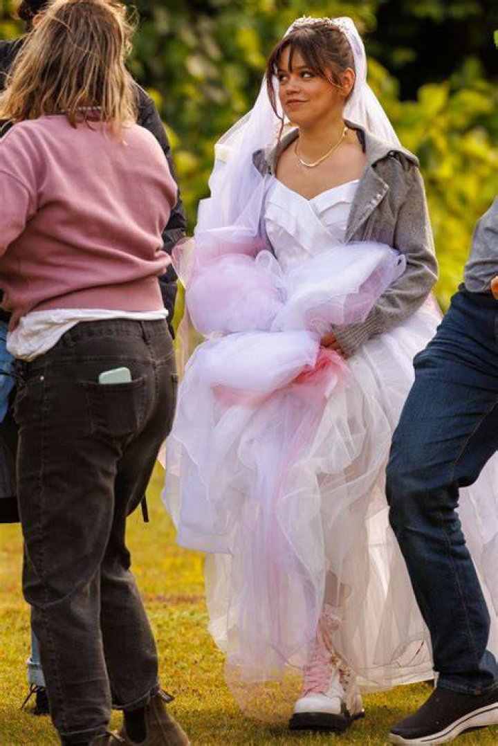 'Beetlejuice 2': Jenna Ortega and Winona Ryder Spotted Filming Wedding Scenes