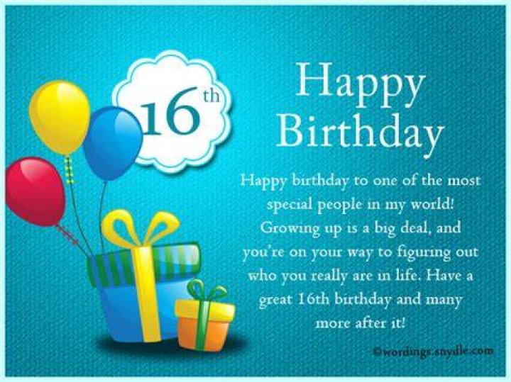 14 16th Birthday Wishes