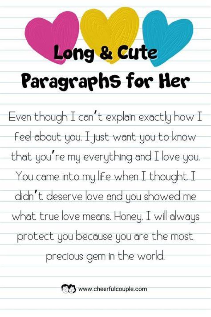 15 Cute Love Paragraphs for Your Girlfriend