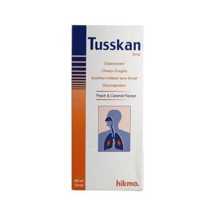 توسكان Tusskan شراب طارد للبلغم مهدئ للكحة
