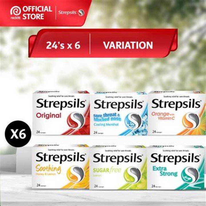 ستربسلز Strepsils : دواعي استعمال والسعر والآثار الجانبية