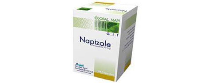 نشرة نابيزول Napizole لعلاج الحموضة وقرحة المعدة