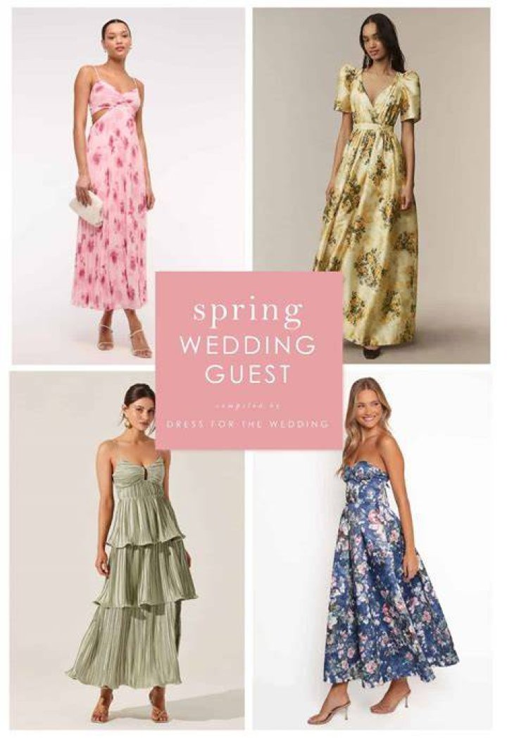 33 Spring Wedding Guest Dresses