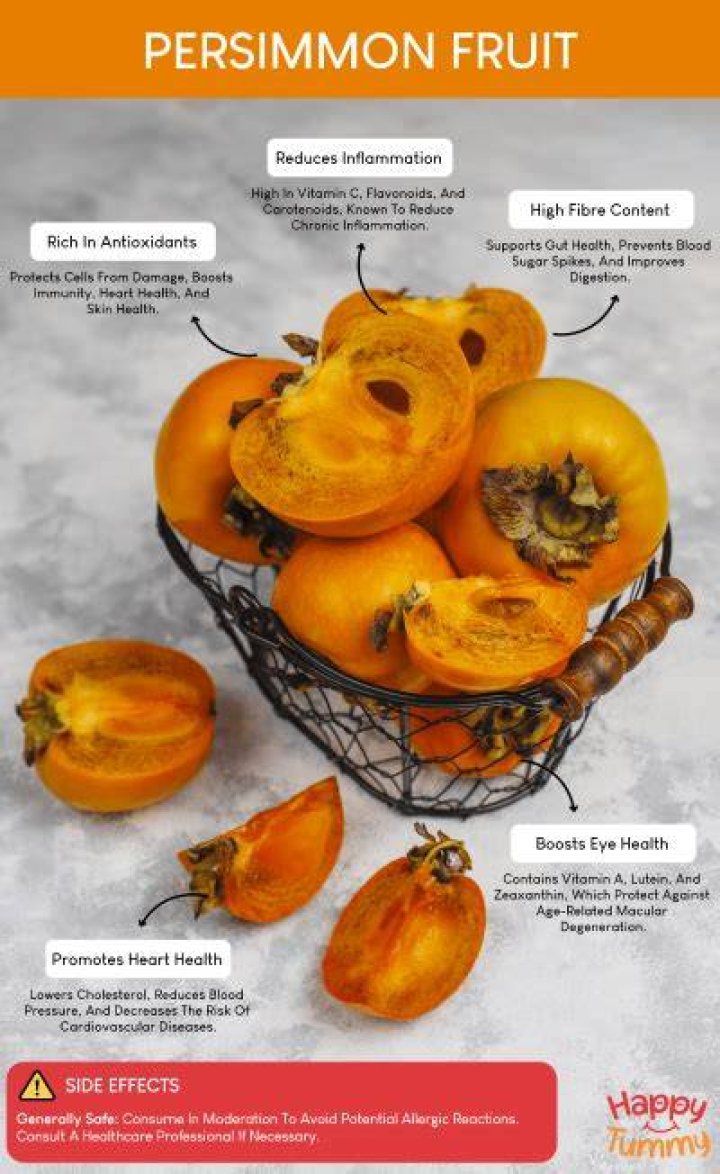 5 Health Benefits of Persimmon Fruit