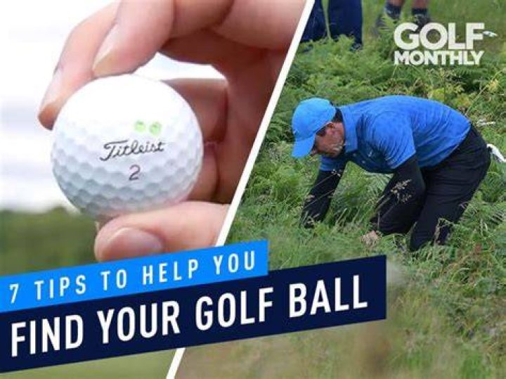 7 Tips To Help You Find Your Golf Ball