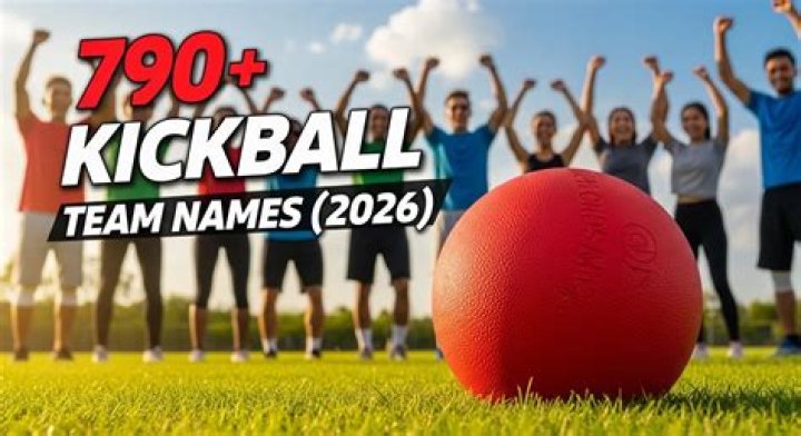 700 Cool and Creative Kickball Team Names Ideas