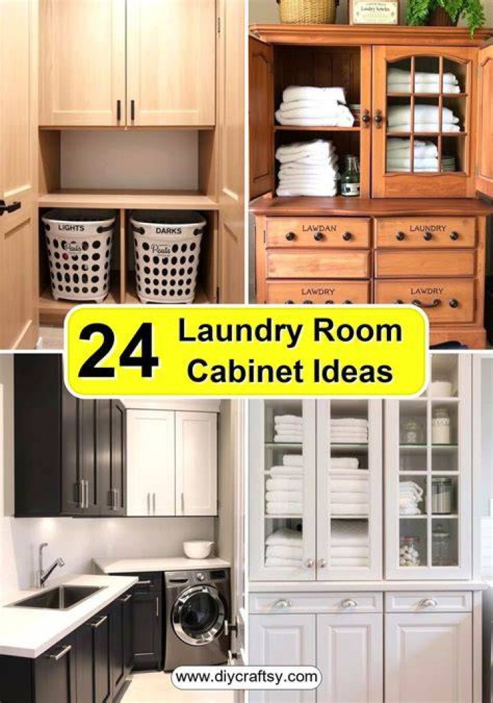 8 Clutter-Free Laundry Room Cabinet Ideas