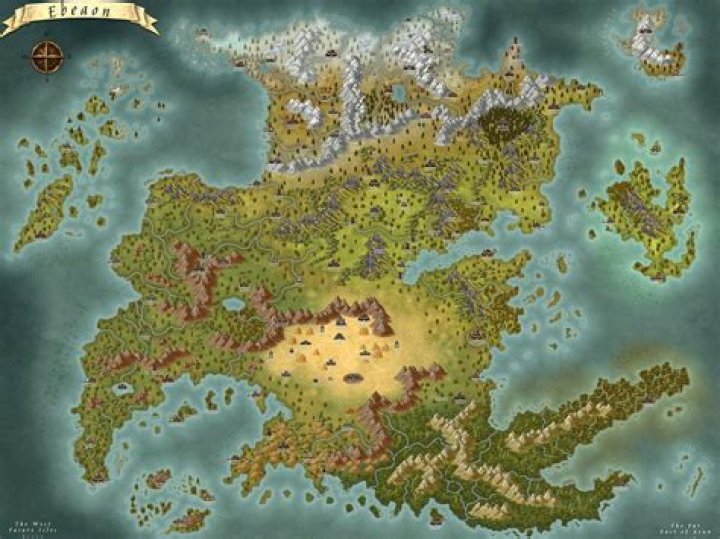 A map of a fantasy land in the game Slay the Spire.