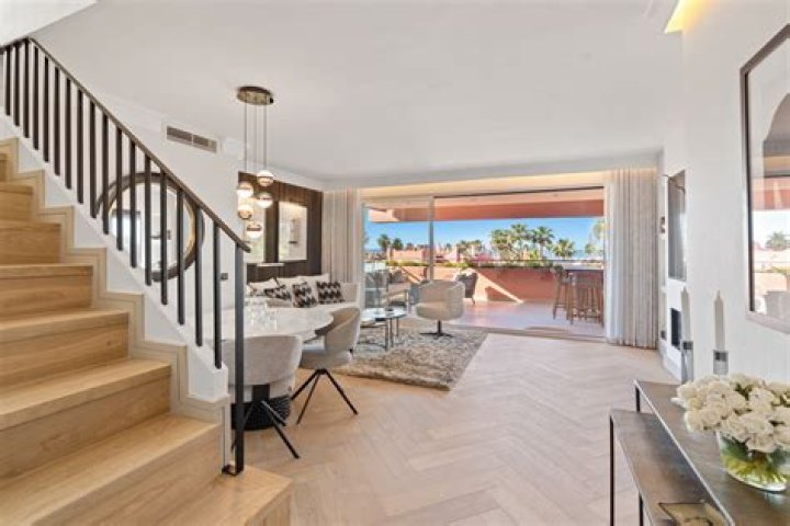 A newly renovated Penthouse Collection King bedroom at the Beverly Hilton.