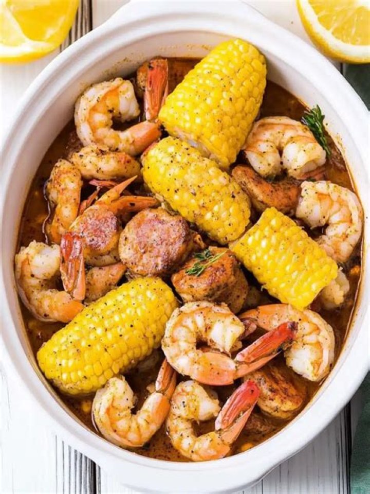 a pot of shrimp