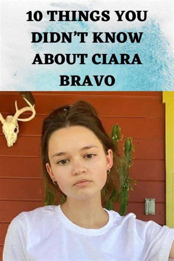 A Rising Star In The Entertainment Industry Is Ciara Bravo.