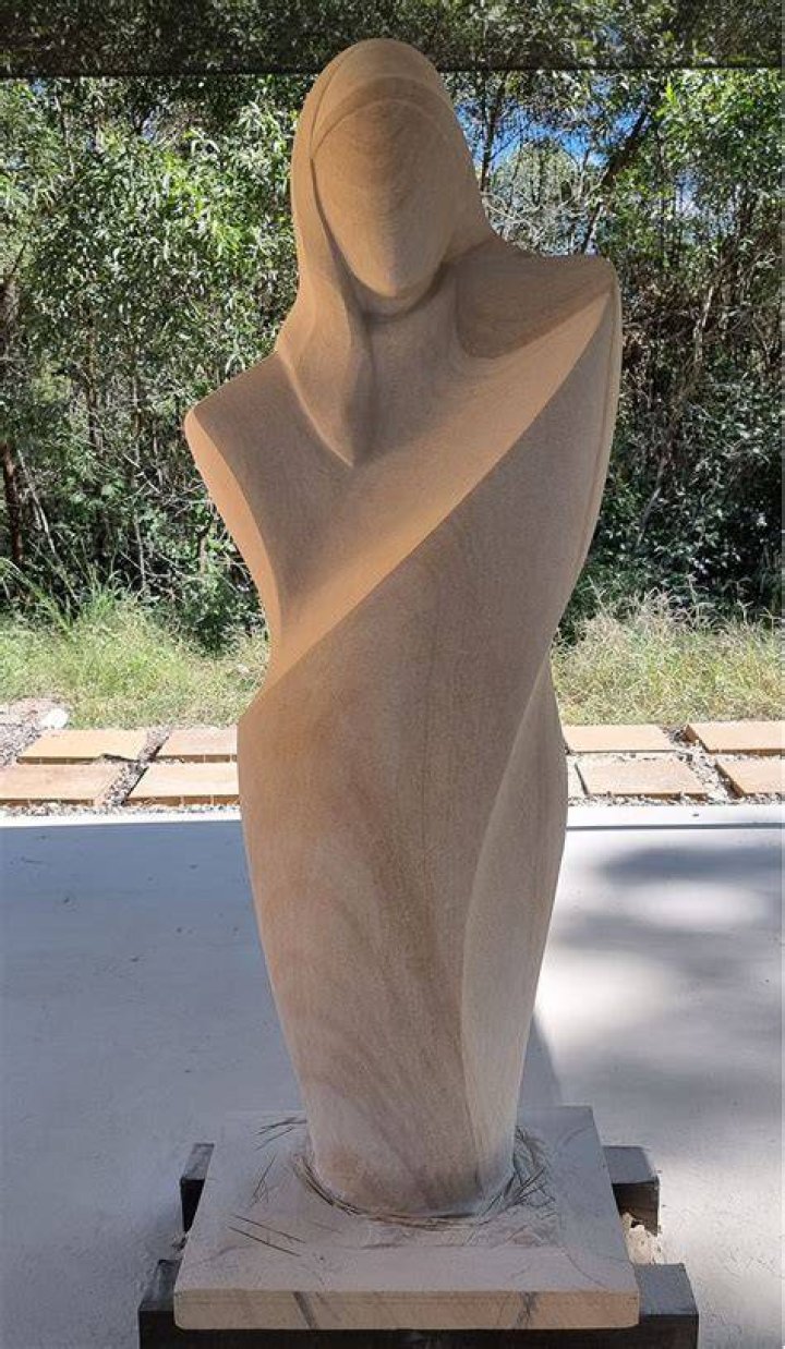 A sandstone sculpture. Photo / Agnes Lloyd-Platt