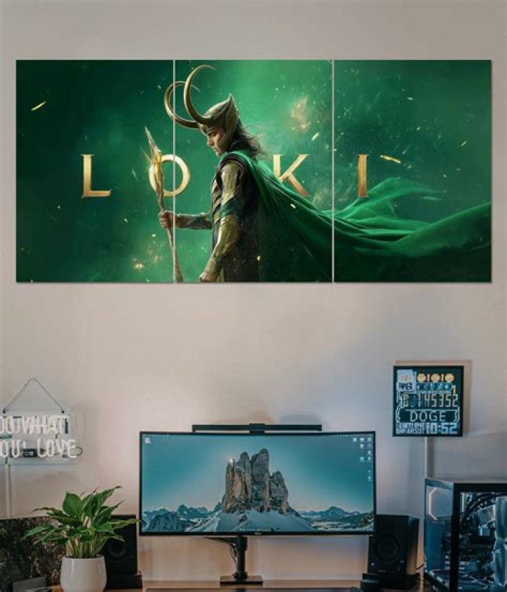 A split image of Loki looking concerned and Kang deep in thought in the MCU-1
