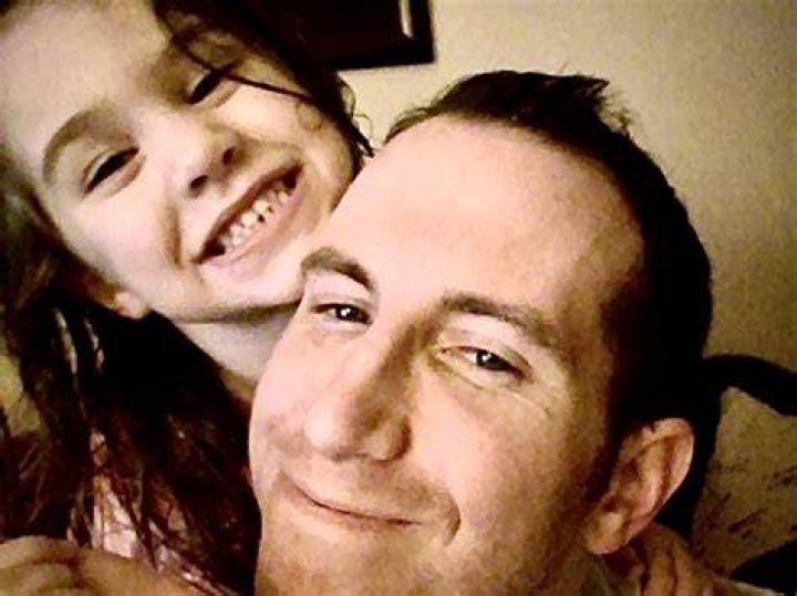 Aaron James and his daughter, Allie, in September 2022. Photo / AP