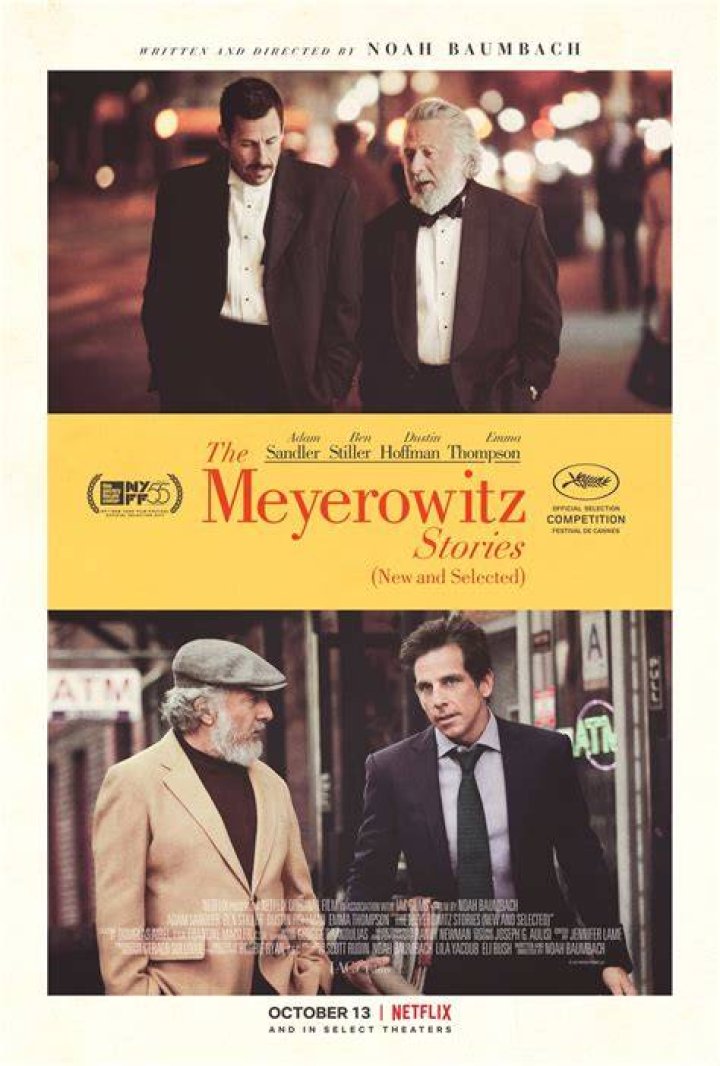 Adam Sandler Dramatic Meyerowitz Stories