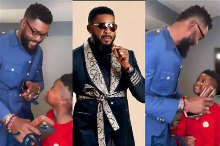 Adorable! Chidi Mokeme Shares Photos from his Son Noah&rsquo;s Dedication