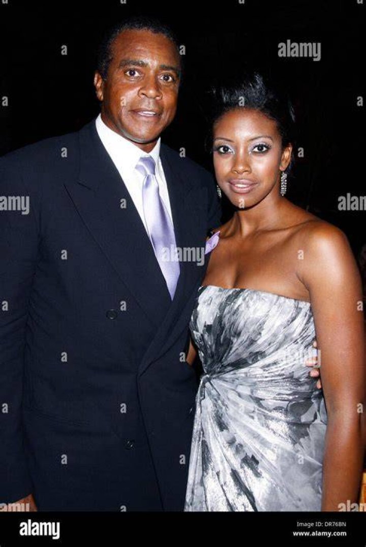 Ahmad Rashad and his daughter Condola Rashad Opening night of the