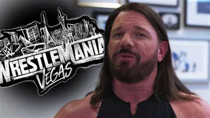 AJ Styles WrestleMania Sign