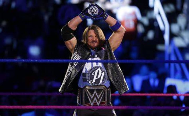 AJ STYLES WWE CHAMP