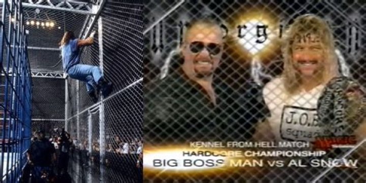 Al Snow and Big Bossman Kennel from Hell match