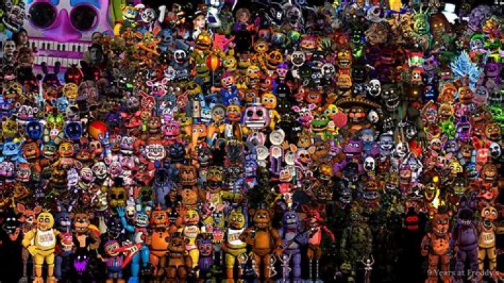 All Fnaf Characters by kingofbut on DeviantArt