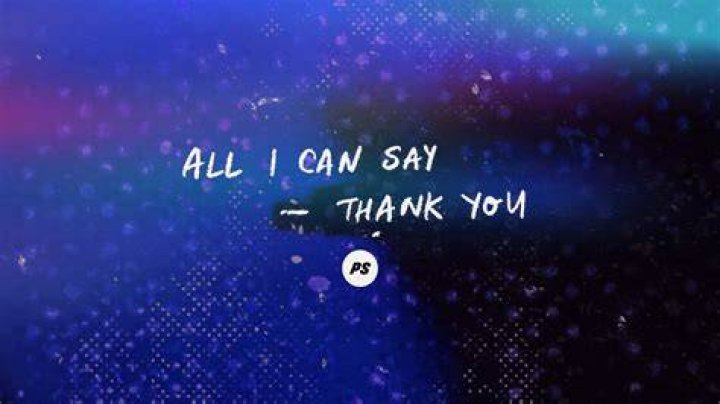 All I Can Say (Thankyou) by Planetshakers