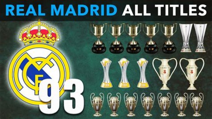 All Real Madrid trophies and titles as of 2023: full list