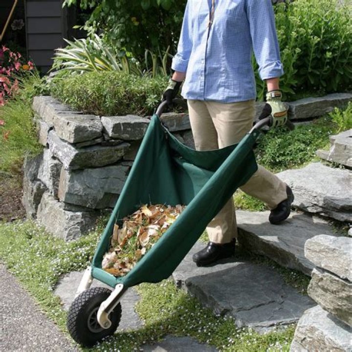 Allsop Home And Garden Wheeleasy Le Folding Yard Cart Ground Load Wheelbarrow Ecomm Amazon.com
