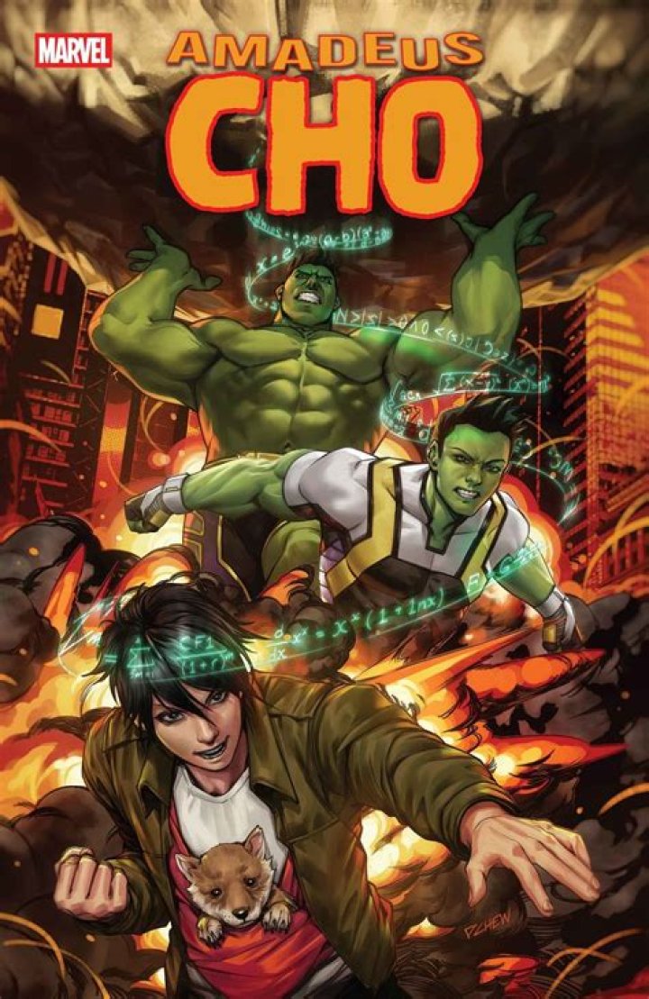 Amadeus Cho fighting alongside the Agents of Atlas.