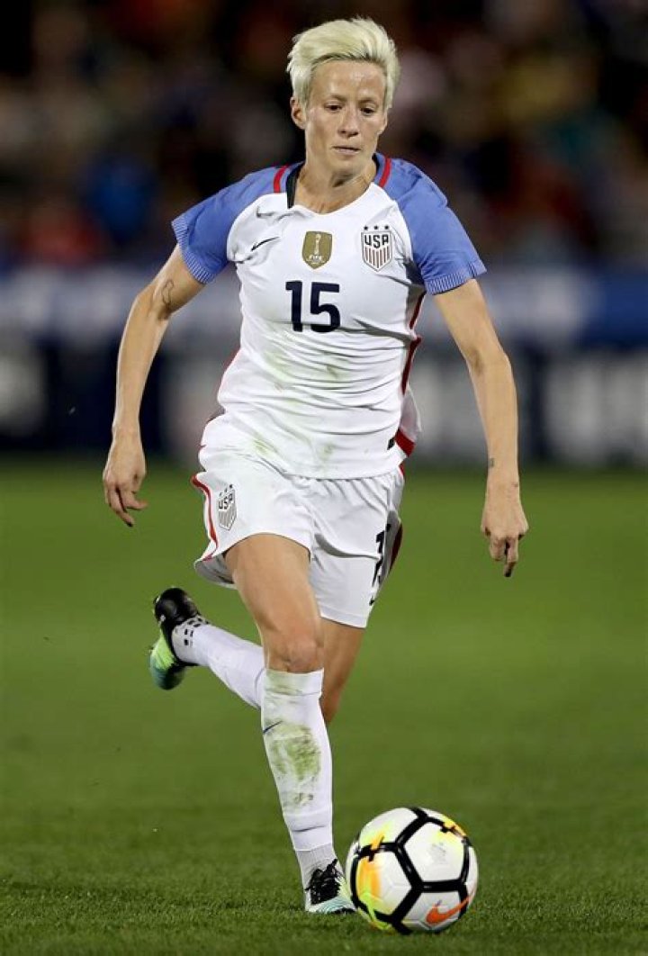 American forward Megan Rapinoe. Photo / AP