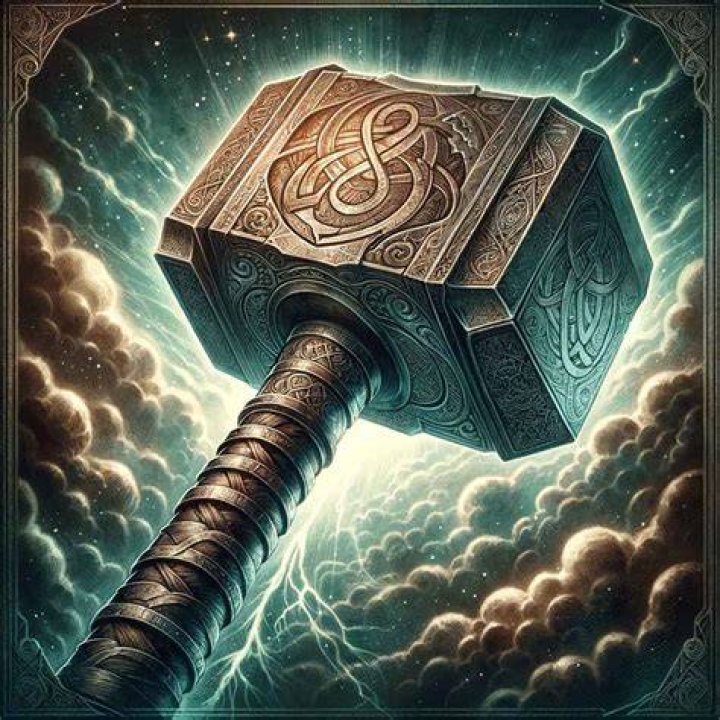 An image of Mjolnir and its stats in Assassin's Creed: Valhalla