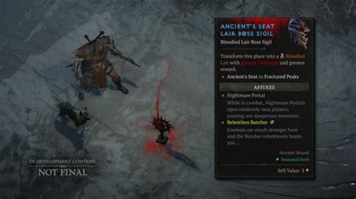 An image of the Bloodied Scythe in Assassin&rsquo;s Creed Valhalla.
