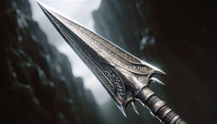 An image of the Gungnir spear in Assassin's Creed: Valhalla