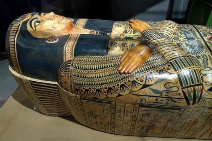 An image of the Sarcophagus Shield in Assassin's Creed Valhalla