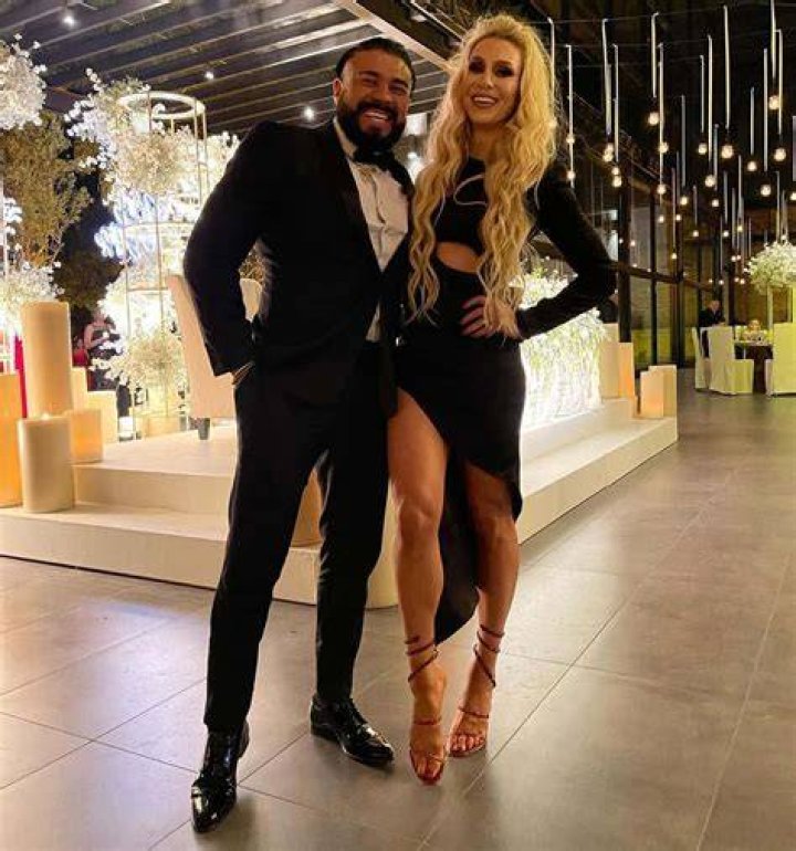 Andrade El Idolo And Charlotte Flair Cropped