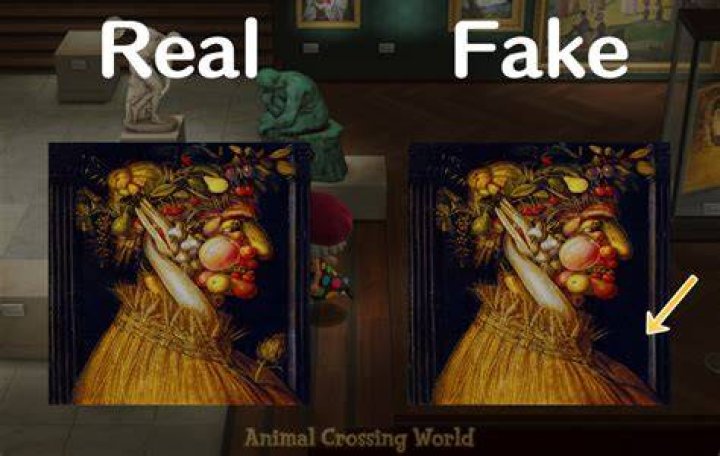 Animal Crossing: New Horizons Redd Fake Art - How to spot fake paintings and statues