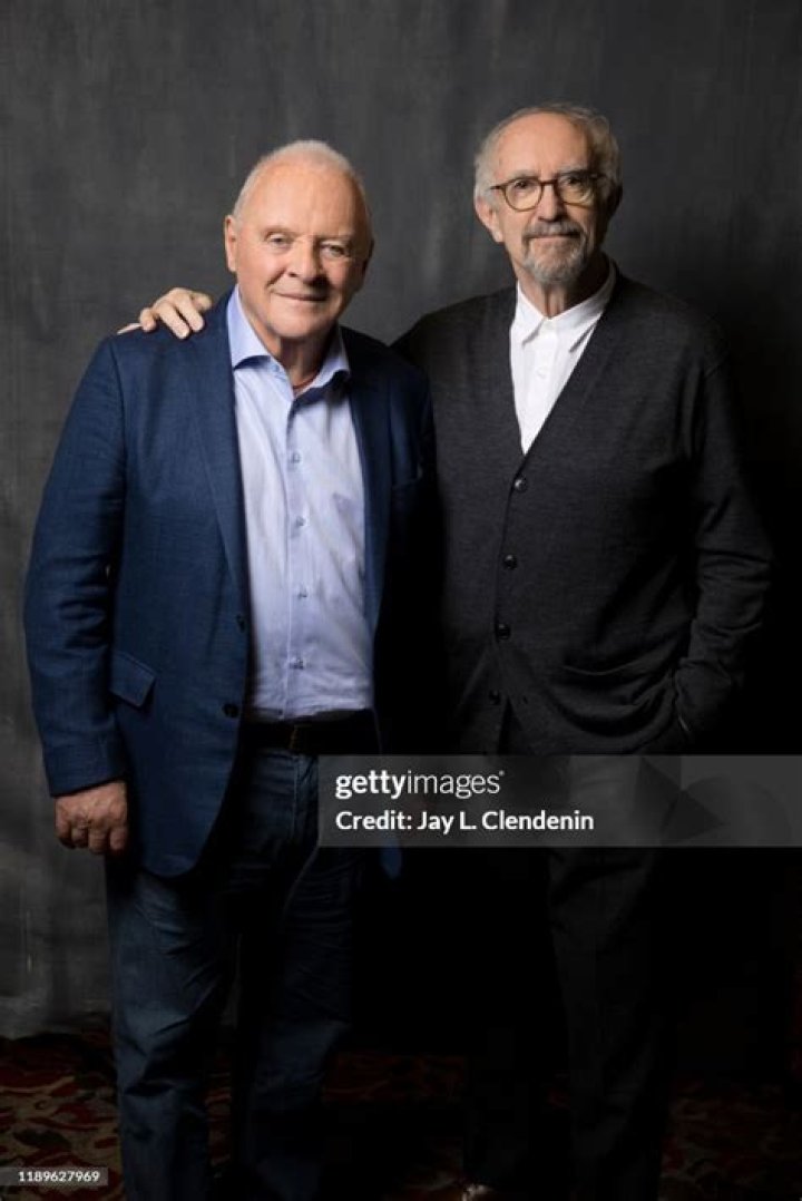 Anthony Hopkins and Jonathan Pryce in The Two Popes.