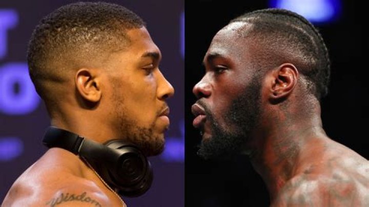 Anthony Joshua and Deontay Wilder feature