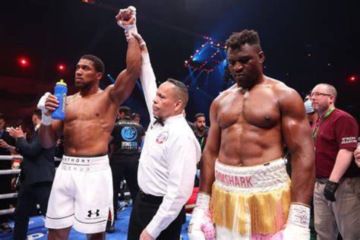 Anthony Joshua vs. Francis Ngannou poster