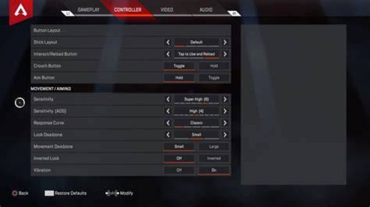 Apex Legends controller settings: Button config, advanced settings, deadzone, more