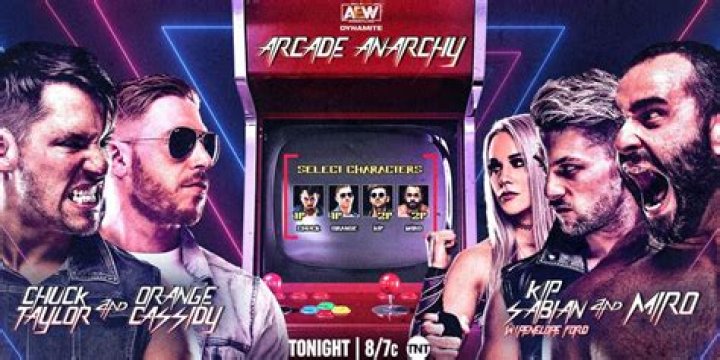 Arcade Anarchy: Chuck Taylor & Orange Cassidy vs. Kip Sabian & Miro (AEW Dynamite, 3/25/2021)