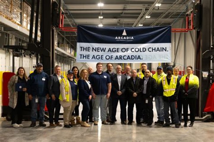 Arcadia Cold was established in April 2021 and specializes in providing third-party handling, storage, distribution and value-added services to the food industry. Arcadia Cold bridges the innovation and supply gaps within the cold industrial industry in the United States through modern cold storage warehouse development expertise and proven operational &ldquo;know-how&rdquo;. Its strategic development partnership with Saxum Real Estate offers a collaborative approach to the design-build and operation model (PRNewsfoto/Arcadia Cold)