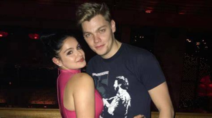 Ariel Winter Sports Nude-Colored Latex Mini-Dress for Date Night With Levi Meaden