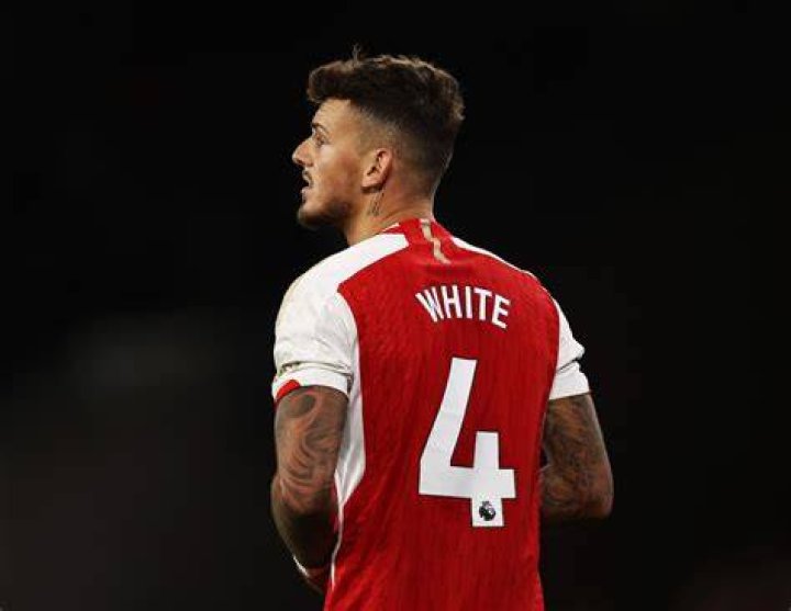 Arsenal ace Ben White and his wife Milly Adams are holidaying in Ibiza for their honeymoon. Photo: Splash.
