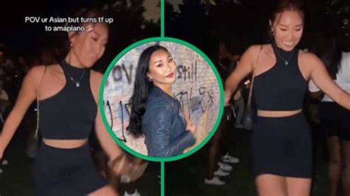 Asian Woman Shows Off Amazing Amapiano Dance Moves to 'Mnike' in Tiktok Video, Leaves Mzansi Impressed