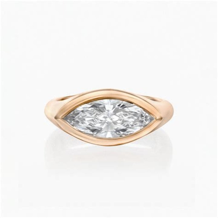 Aurora Marquise Diamond Signet Ring Aurora Marquise Diamond Signet Ring
