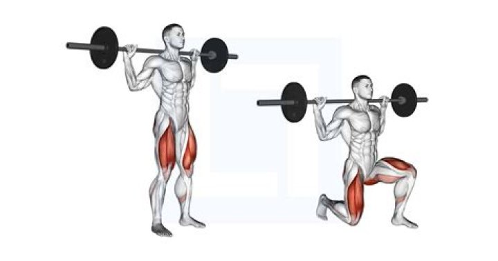 barbell lunge barbell lunge
