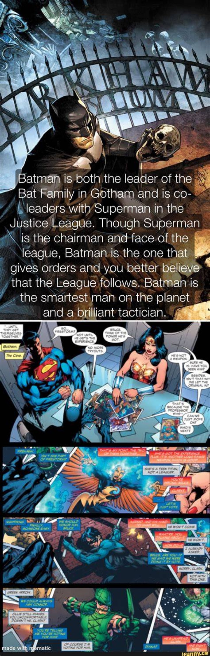 Batman is a Tactician