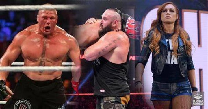 Becky Lynch and Braun Strowman in the Rosebuds