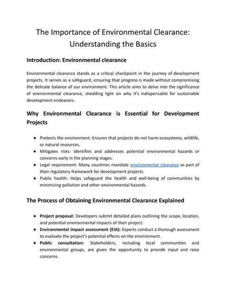 Belfort Clearance: Understanding The Importance And Process